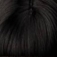 Gisela Mayer Pony 166 Long Echthaar Haarteil 10 x 5 cm: black
