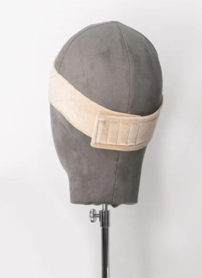 Fancy Hair Wig Fix Samt Klettband dunkelbraun