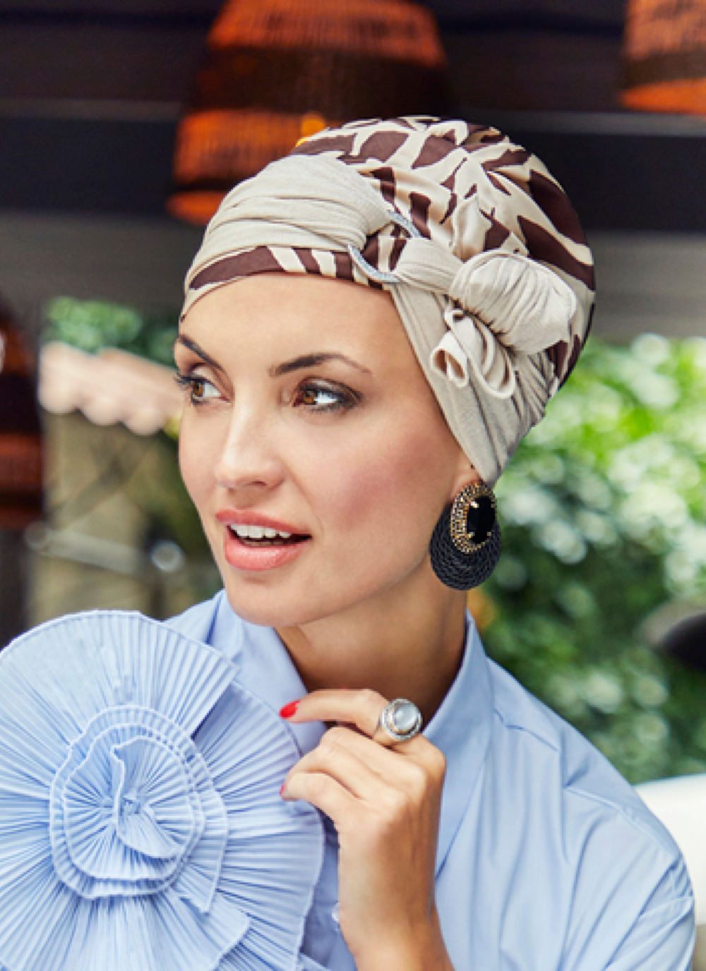3036 HoC Sienna - Boho Turban Set - (Printed)